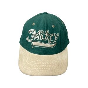 Vintage 90s Disney Mickey Mouse  Snapback Cap Wool Goofys Hat Co Embroidered EUC